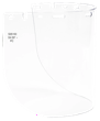 390 Premium Series Single Crown Face Shields Window - Acetate - 8" x 16" x .040" - Uncoated- - Clear product photo
