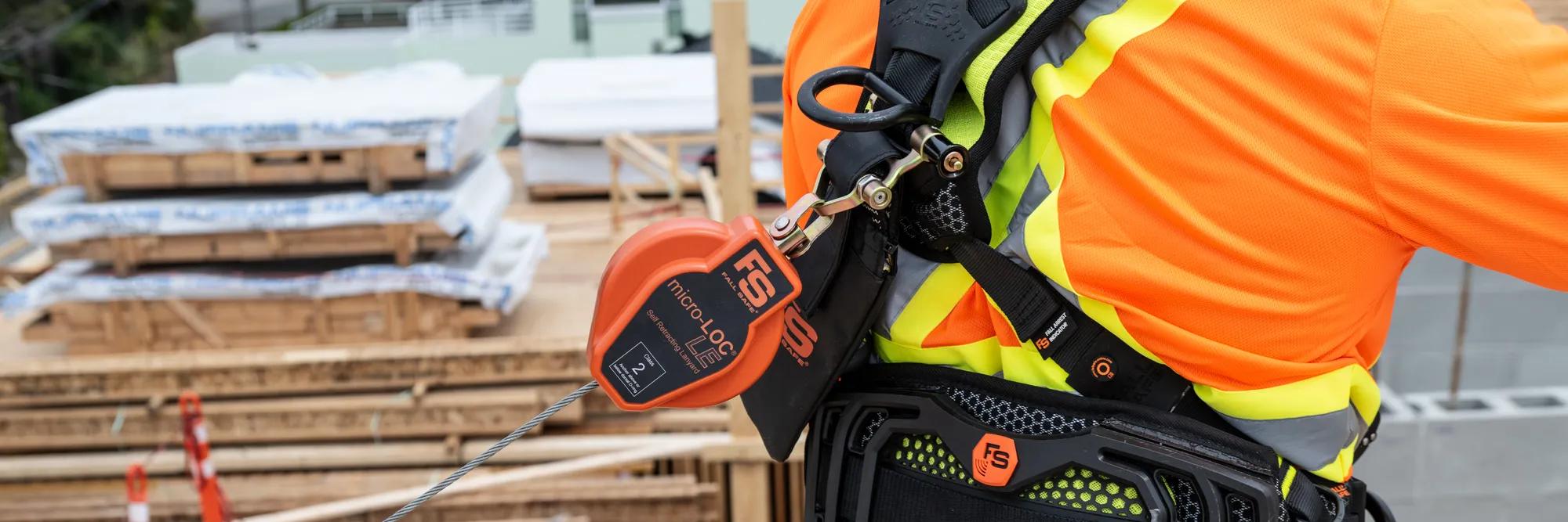 Fall Safe™ Micro-Loc™ LE personal self-retracting lanyard banner