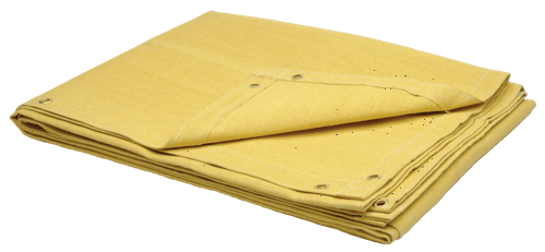 23-oz Acrylic Coated Fiberglass Welding Blanket - Yellow - 8' x 8' product photo