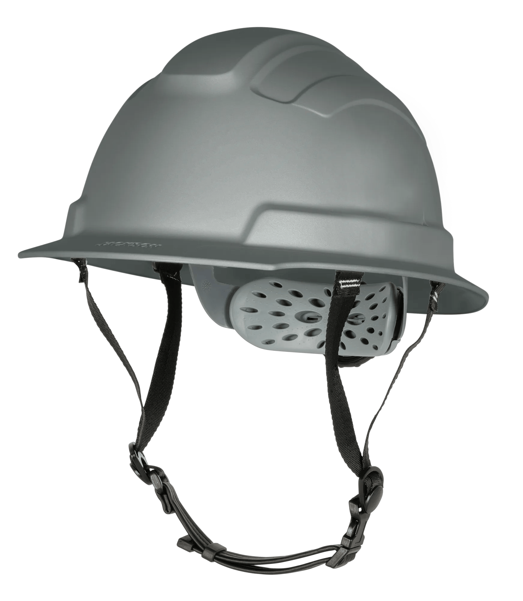 BLOCKHEAD2 Type 2 Full Brim Safety Helmet – Non-Vented – Gray