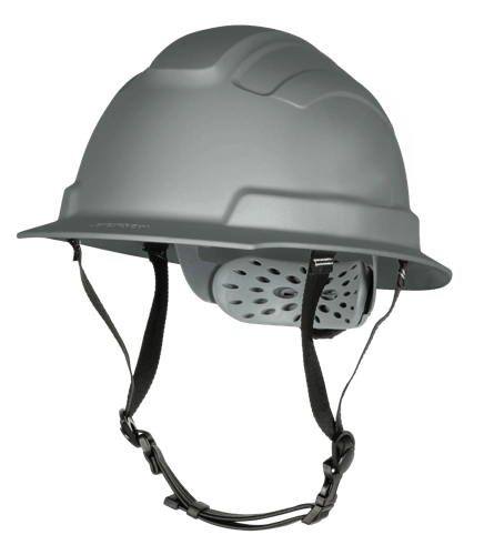 BLOCKHEAD2 Type 2 Full Brim Safety Helmet &ndash; Non-Vented &ndash; Gray product photo
