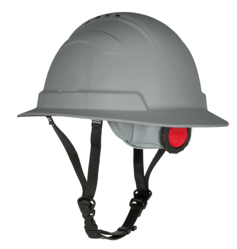 BLOCKHEAD2 Type 2 Full Brim Safety Helmet &ndash; Vented &ndash; Gray product photo