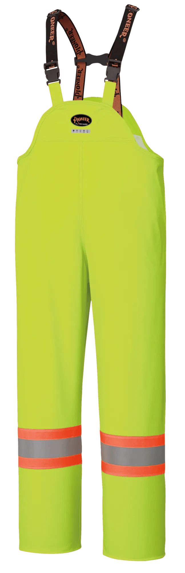 Hi-Vis Flame-Resistant Waterproof PU Stretch Bib Pants – Hi-Vis