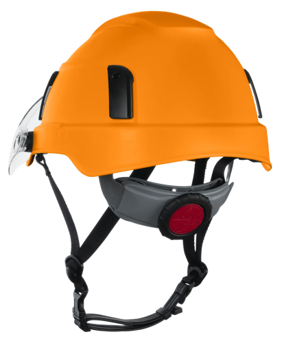XS2-500 Series Type 2+ Safety Helmet w/Flip-Up Visor - Hi-Vis Orange product photo