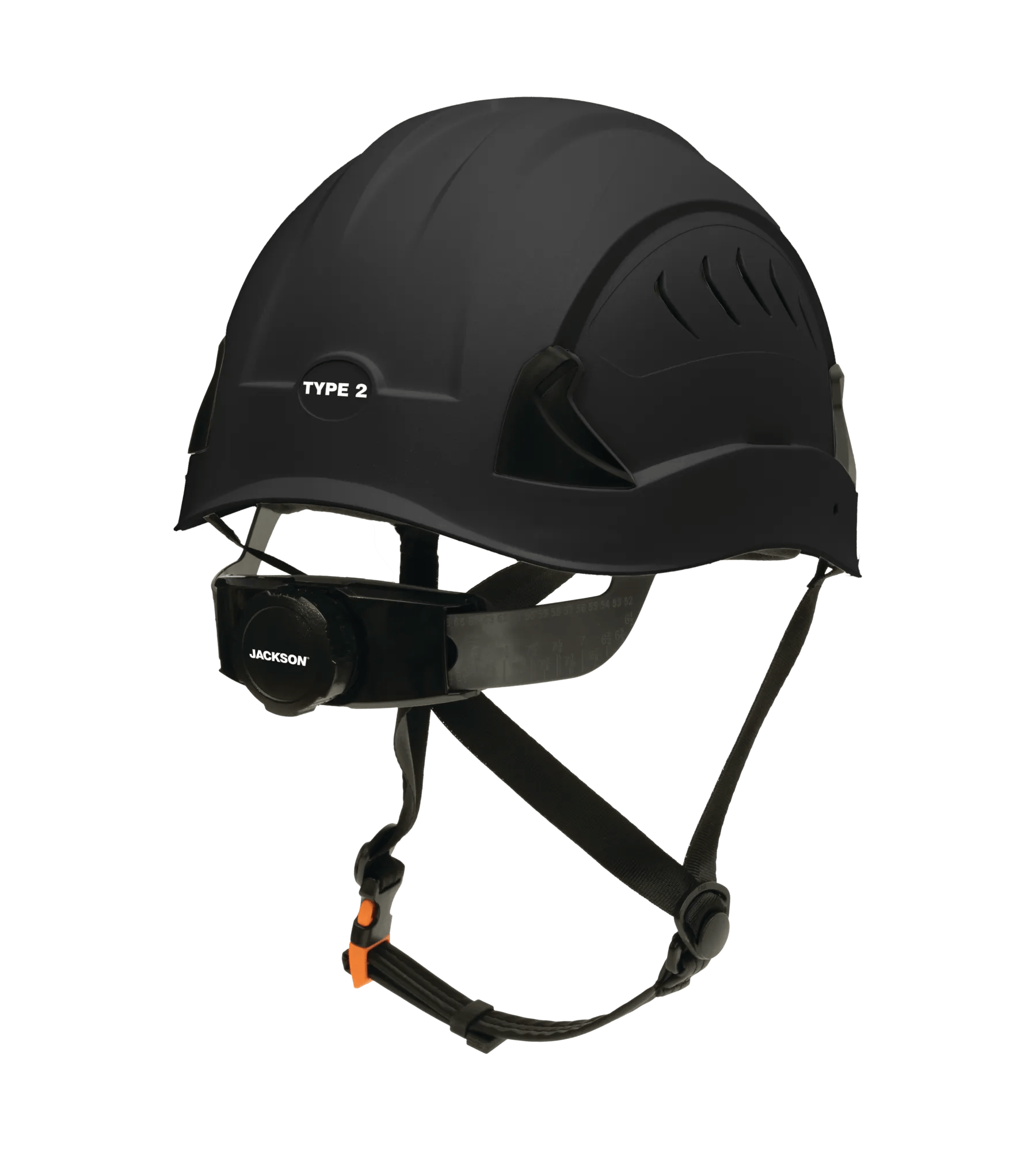 CH-2-400V Type 2 Safety Helmet - Vented - Black | 22924 | Hard