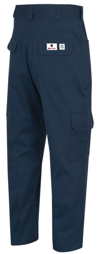 FR-Tech® 88/12 7 oz FR/ARC-Rated Safety Cargo Pants – Navy – 38x30