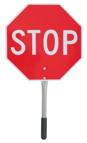 BC Traffic Paddle – Stop/Slow – 16