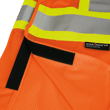 Hi-Vis Self-Extinguishing FR Poly Mesh Safety Vest - 5-pt Tear-Away - Hi-Vis Orange - L/XL product photo