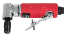 Meuleuse droite - 1/4 NPT - Mini - T&ecirc;te d'angle de 90 degr&eacute;s - Rouge photo du produit