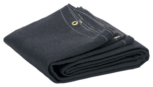 24-oz Vermiculite Welding Blanket - Black - 6' x 6' product photo