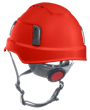 XS2-500 Series Type 2+ Vented Safety Helmet  - Red product photo