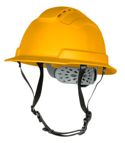 BLOCKHEAD2 Type 2 Full Brim Safety Helmet &ndash; Vented &ndash; Yellow product photo