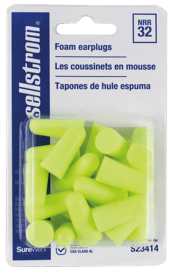 Premium Disposable Earplugs - Uncorded - Retail Package - 10 pr product photo