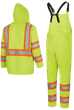 Hi&ndash;Vis Lightweight Waterproof Rain Suit &ndash; Yellow/Green &ndash; Men's 3XL product photo