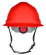 BLOCKHEAD2 Type 2 Full Brim Safety Helmet &ndash; Vented &ndash; Red product photo