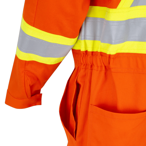 FR-Tech® Hi-Vis 88/12 7 oz FR/ARC–Rated Safety Coveralls – Hi-Vis