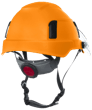 XS2-500 Series Type 2+ Safety Helmet w/Flip-Up Visor - Hi-Vis Orange product photo