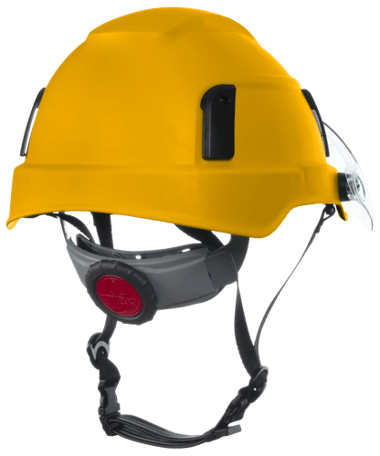 XS2-500 Series Type 2+ Safety Helmet w/Flip-Up Visor - Yellow product photo