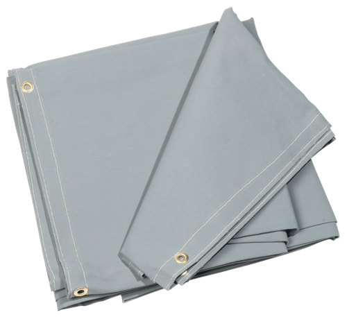 15-oz Acrylic-Coated Fiberglass Welding Blanket  - Grey - 10' x 10' product photo