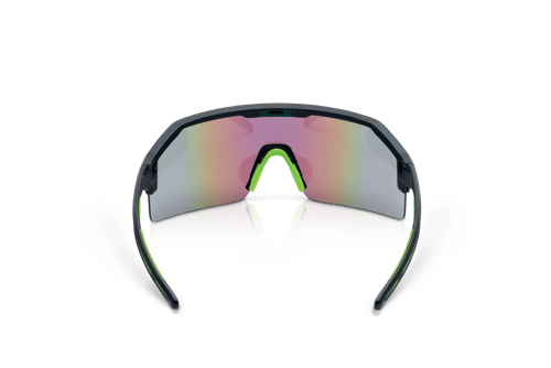 Maxview+ Safety Glasses - Black Frame - Green Mirror Lens | 60006