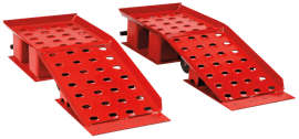 20 Ton Truck Ramp - Super Duty - 40,000 lb - 2 pc - Red product photo