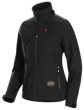 Women&rsquo;s Heated Softshell Jacket w/Hood - Black - M product photo