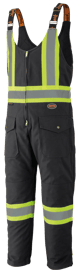 Salopette de s&eacute;curit&eacute; en canevas de coton matelass&eacute; &ndash; noir &ndash; homme TG photo du produit