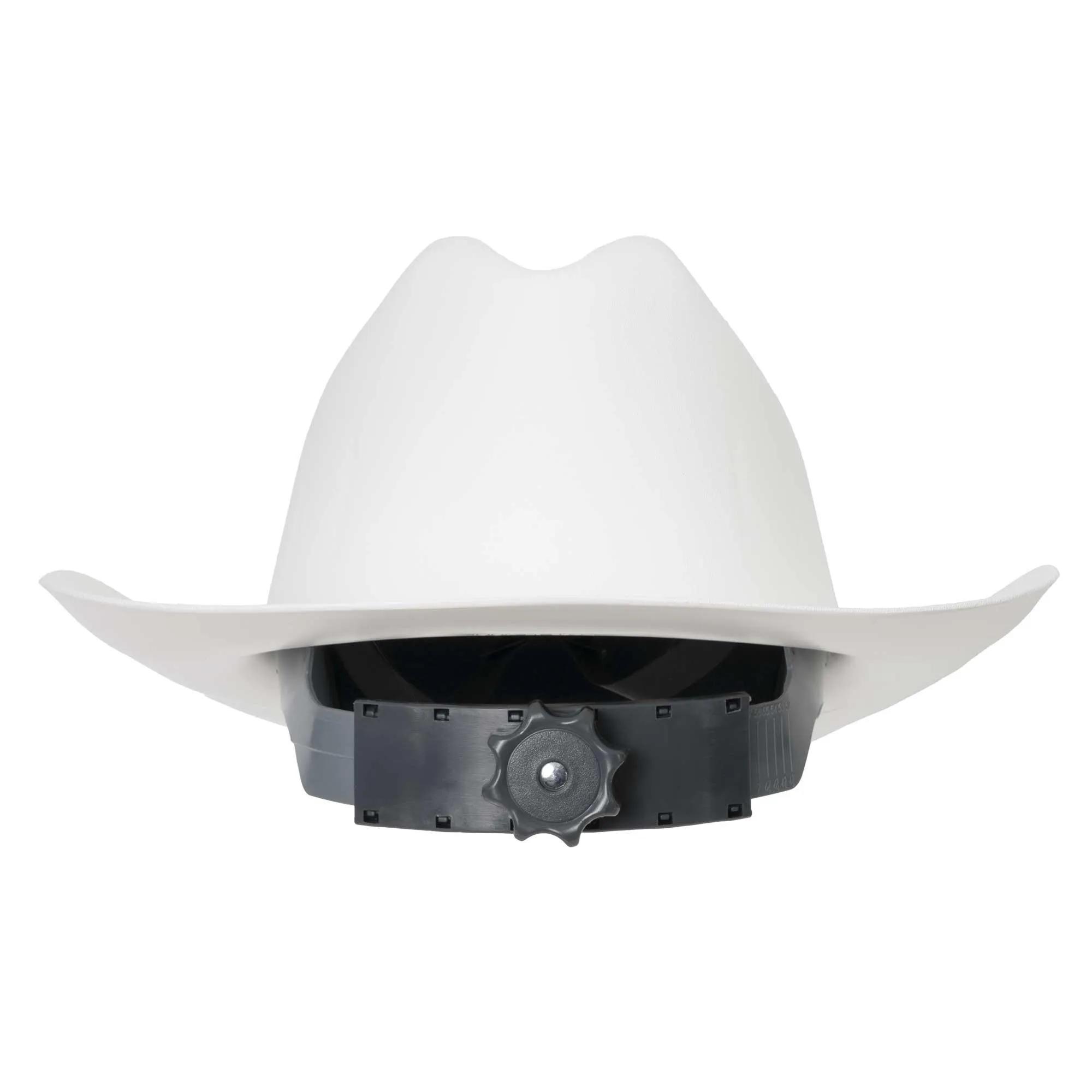 Western Outlaw Hard Hat - Western Brim Style - White | 19500