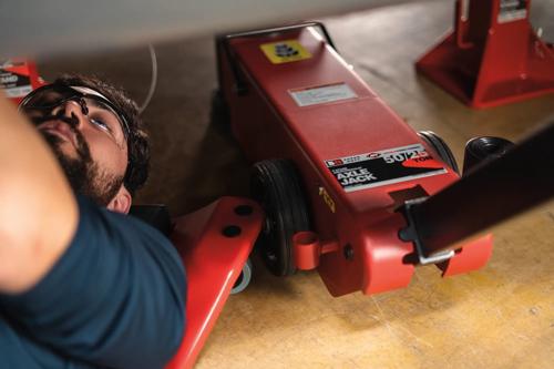 50/25-Ton 2-Stage Air/Hydraulic Axle Jack product photo