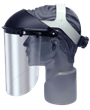 ANTHEM&trade; Face Shield Kit - 170-SB Ratcheting Crown - PET Window - 9" x 15&frac12;" x 0.040" product photo
