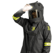 40 Cal TCG&trade; Arc Flash Hood with Hard Cap, Ventilation System and Headlamp &ndash; Black &ndash; O/S product photo