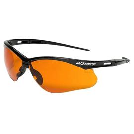 Jackson SG Safety Glasses &ndash; Black Frame &ndash; Blue Shield Anti-Scratch Hardcoat Lens product photo