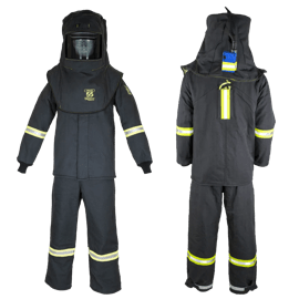 55 Cal TCG™ Deluxe Arc Flash Suit Kit with Ventilation System and Headlamp 3XL product photo