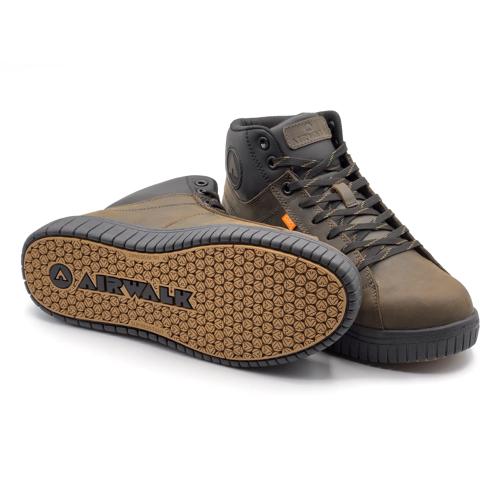 Airwalk Deuce MET - Men's - CT EH MT SR SF - Dark Coffee Leather - 11EE product photo