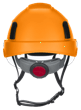 XS2-500 Series Type 2+ Vented Safety Helmet w/Flip-Up Visor - Hi-Vis Orange product photo