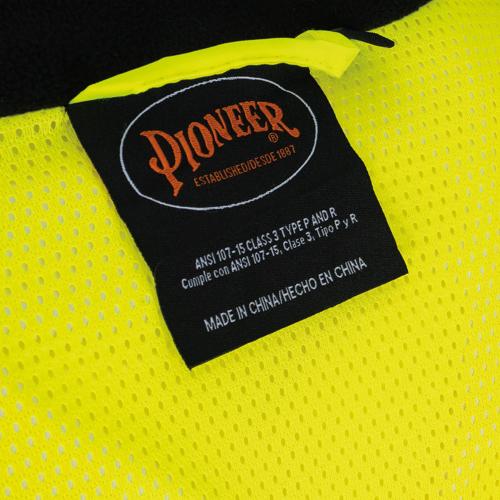 Hi-Vis 300D Ripstop PU-Coated Rain Jacket - 100% Waterproof - Hi-Vis Yellow/Green - L product photo