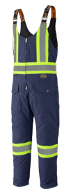 Salopette de s&eacute;curit&eacute; en canevas de coton matelass&eacute; &ndash; bleu marin &ndash; homme G photo du produit