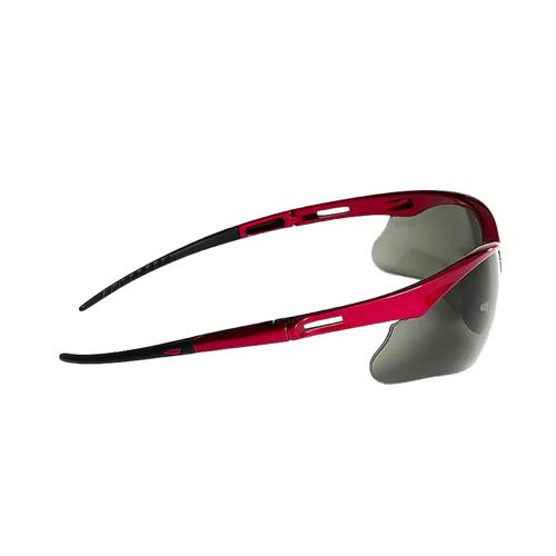 Jackson SG Safety Glasses &ndash; Red Frame &ndash; Smoke Anti-Scratch Hardcoat Lens product photo