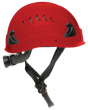 CH-2-400V Type 2 Safety Helmet - Vented - Red product photo
