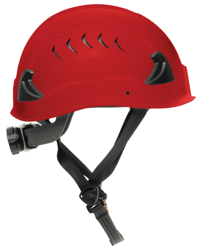 CH-2-400V Type 2 Safety Helmet - Vented - Red product photo