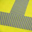 Hi-Vis 100% FR/Arc-Rated Heavyweight 12 oz Cotton Fleece Pullover Hoodie w/Black Bottom - Hi-Vis Yellow - L product photo