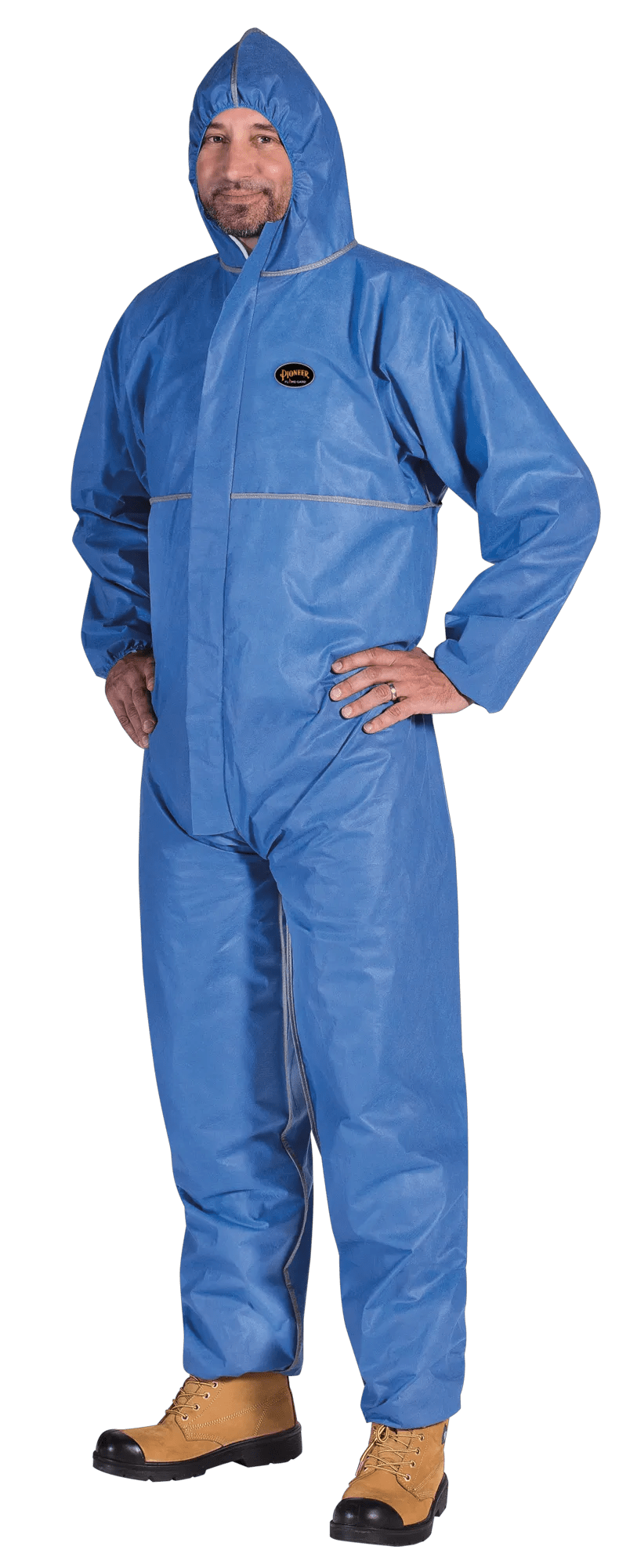 FSR SMS Disposable Coveralls – Zipper Closure – 50/CS – Blue – 2XL