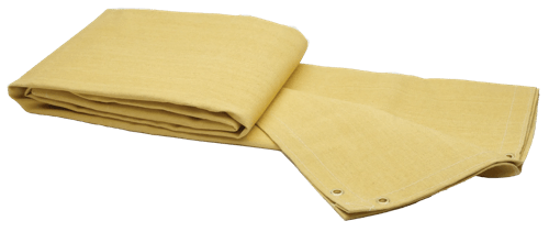 23-oz Acrylic-Coated  Fiberglass Welding Blanket - Yellow - 6' x 8' product photo