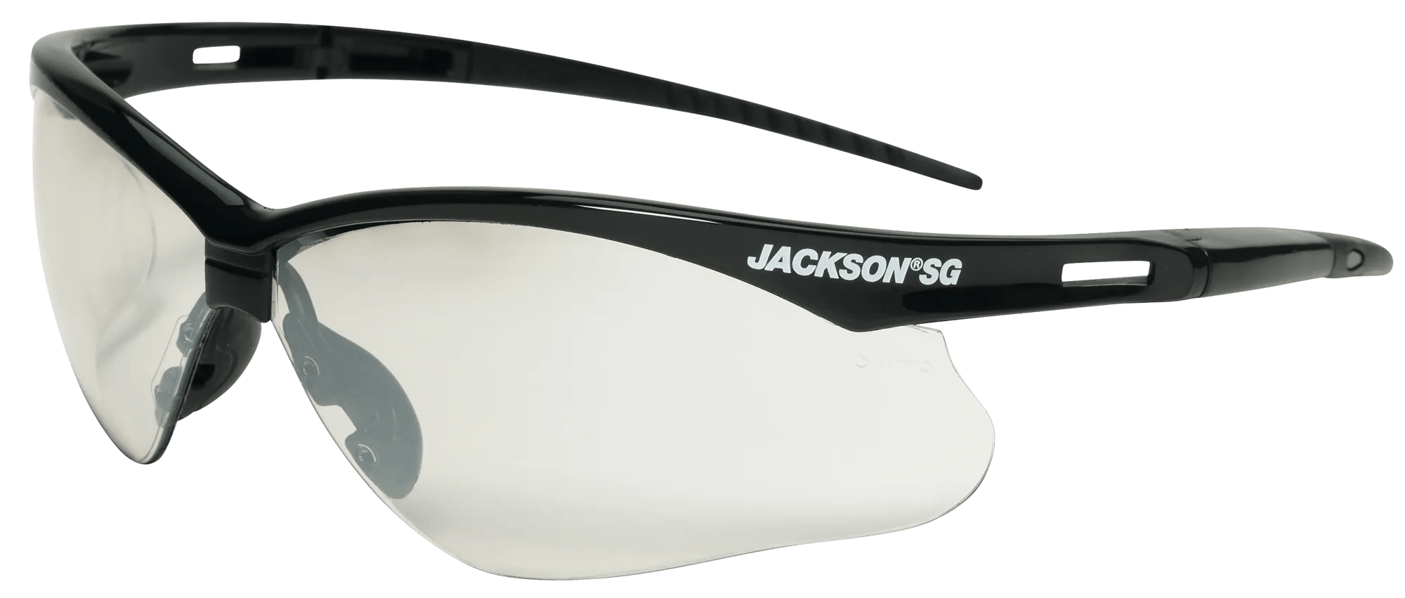 極美品Jackson ProSeriesRhoadsRR GlossBlack Jackson SG Safety Glasses – Black Frame – I/O Mirror Anti-Scratch