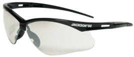 Jackson SG Safety Glasses - Black Frame - I/O Mirror Anti-Scratch Hardcoat Lens product photo