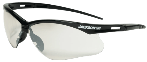 Jackson SG Safety Glasses - Black Frame - I/O Mirror Anti-Scratch Hardcoat Lens product photo