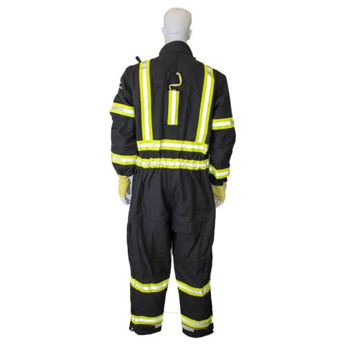 GES8+&trade; Gas Extraction Coveralls with Escape Strap &ndash; Black &ndash; 4XL product photo