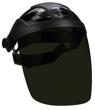 DP4 Series Face Shield with Crown and Ratcheting Headgear - Shade 5 IR Uncoated Polycarbonate 9" x 12.125" x .060" product photo