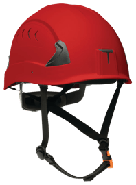 CH-2-400V Type 2 Safety Helmet - Vented - Red product photo