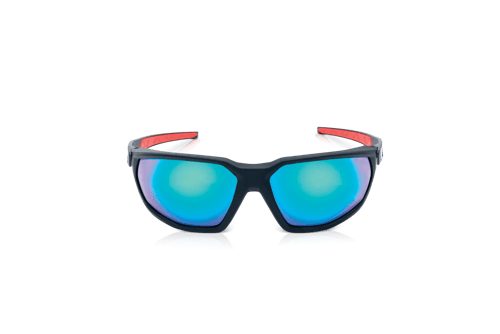 HyperGuard F-Series Safety Glasses - Green Mirror Lens product photo